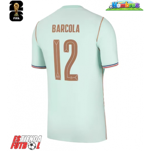 Francia Bradley Barcola #12 Segunda Equipación Mundial 2026 Manga Corta